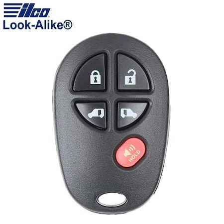 Ilco LAL RKE-TOY-5B1 TOYOTA SIENNA 5 BUTTON REMOTE KEYLESS ENTRY ILCO-AX00011450